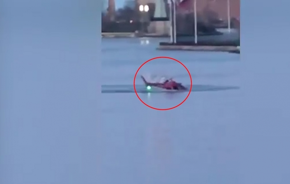 Nyu-Yorkda helikopter qəzaya uğrayıb