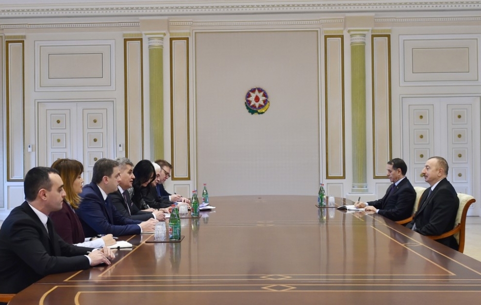 President Ilham Aliyev received delegation led by president of Montenegrin Parliament