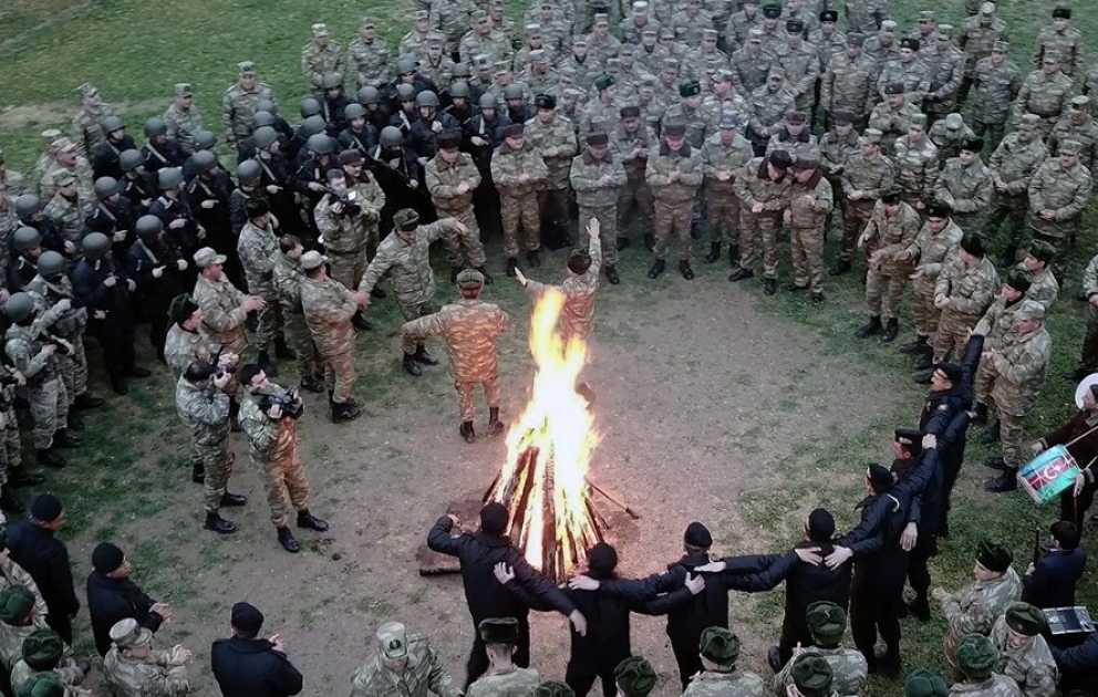 The leadership of the Ministry of Defense celebrated “Yel Chershenbesi” together with the military personnel participating in the exercises