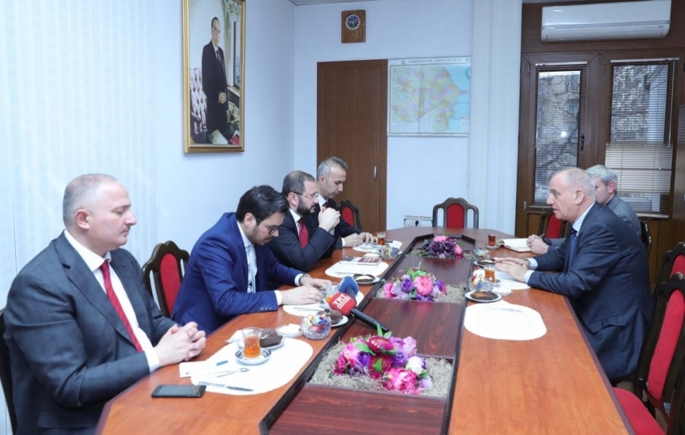 Anadolu agentliyinin və TRT telekanalının rəhbərləri AZƏRTAC-da olublar