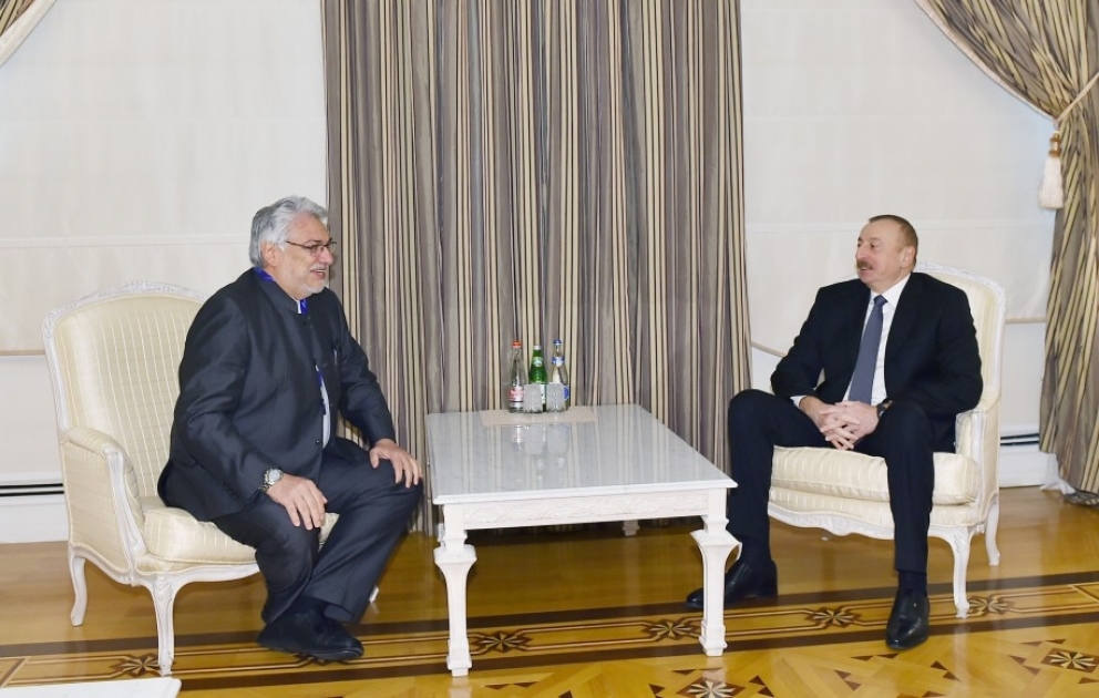 Prezident İlham Əliyev Paraqvay Senatının sədrini qəbul edib