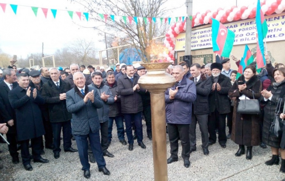 Xaçmazın Vələmir və Pərdiqıran kəndlərinə ilk dəfə təbii qaz verilib