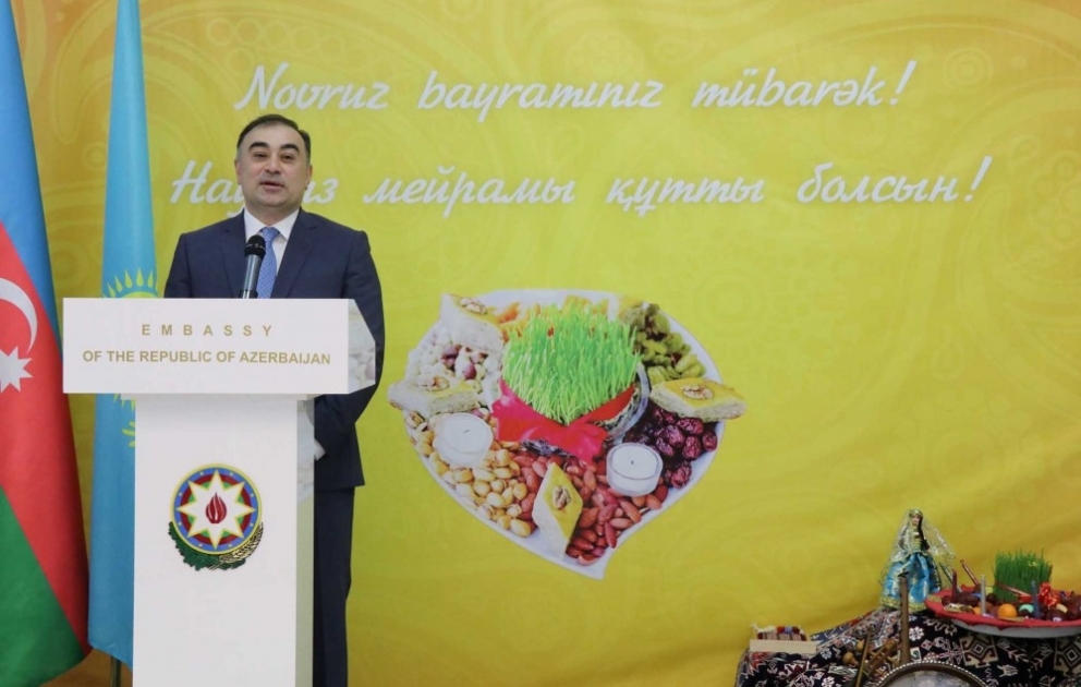 Azərbaycanın Qazaxıstandakı səfirliyində Novruz bayramı qeyd edilib
