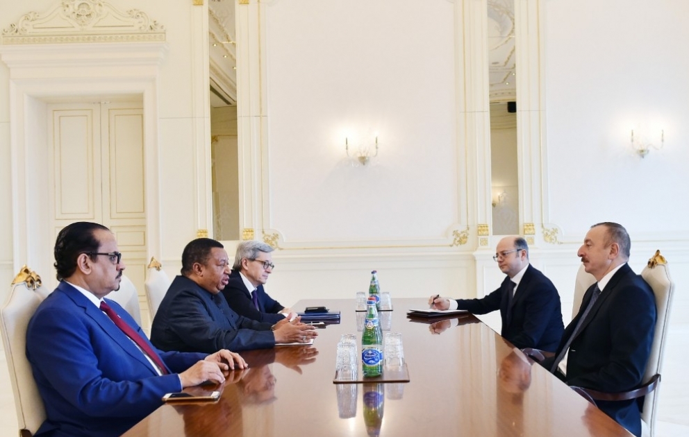 Prezident İlham Əliyev OPEC-in baş katibi ilə görüşüb