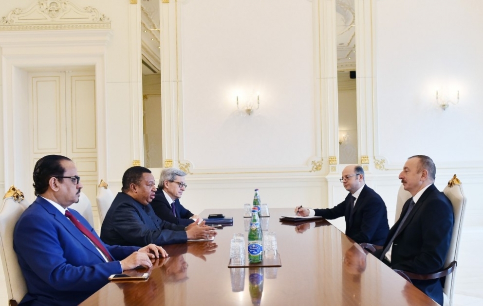 President Ilham Aliyev met with OPEC Secretary General