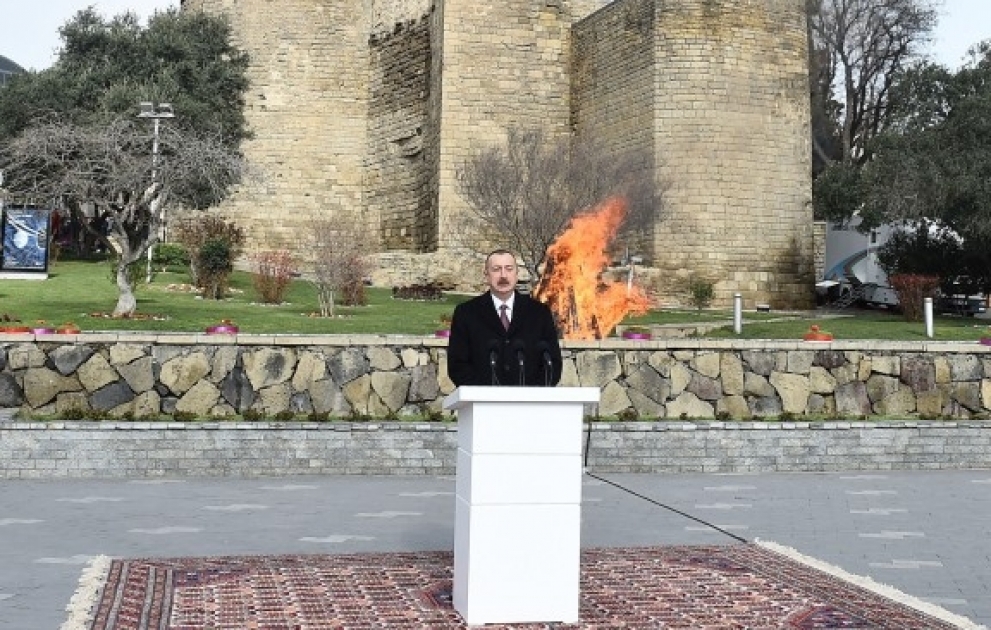 President Ilham Aliyev joined nationwide Novruz festivities