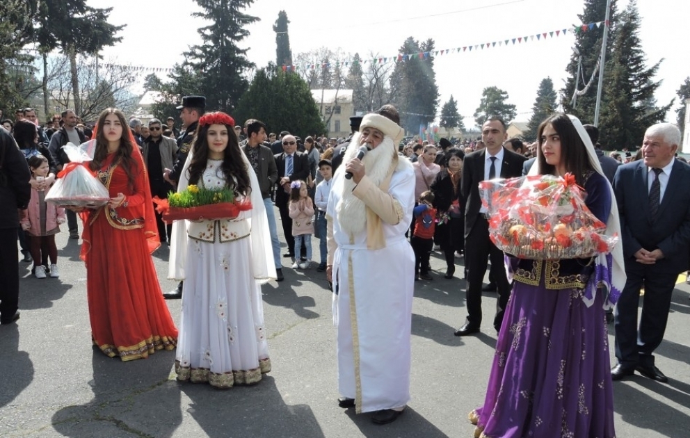 Zaqatalada baharın gəlişi böyük təntənə ilə qeyd olunub