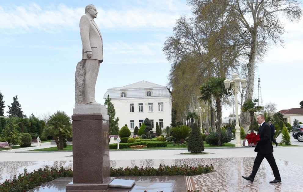 President Ilham Aliyev arrived in Barda region