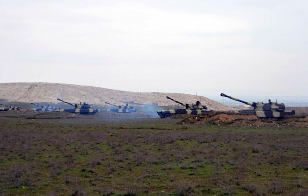 Rocket and artillery units are conducting live-fire exercises