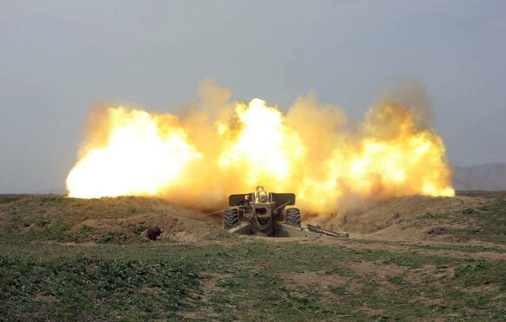 Les tirs de combat des exercices des unités de roquettes et d’artillerie