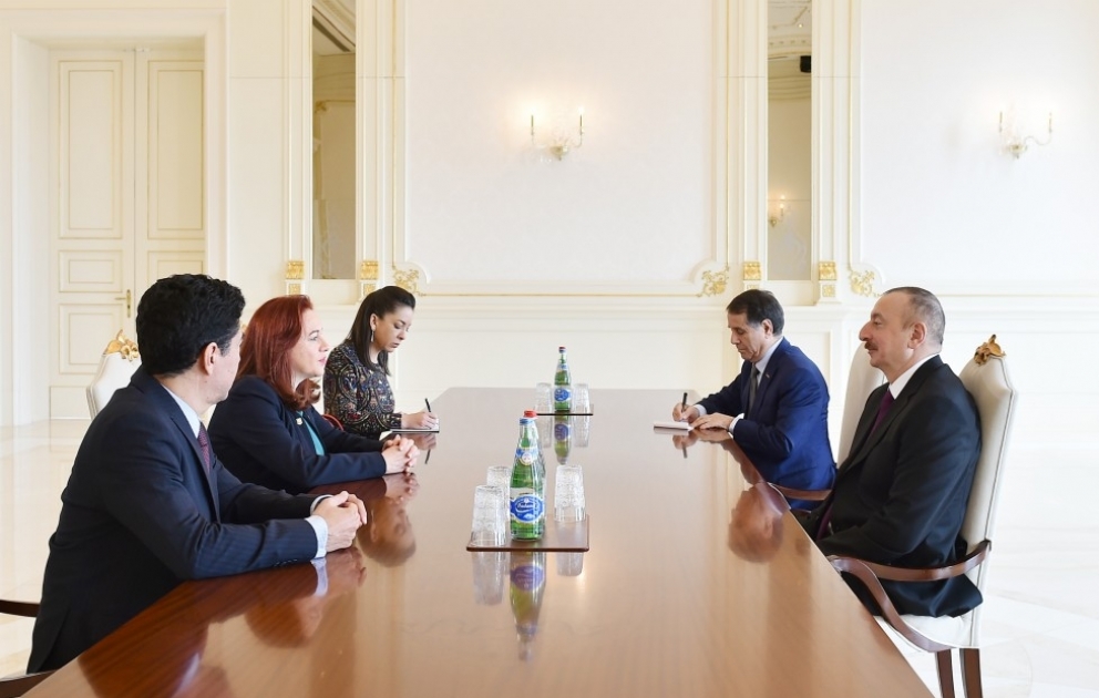 President Ilham Aliyev received foreign minister of Ecuador