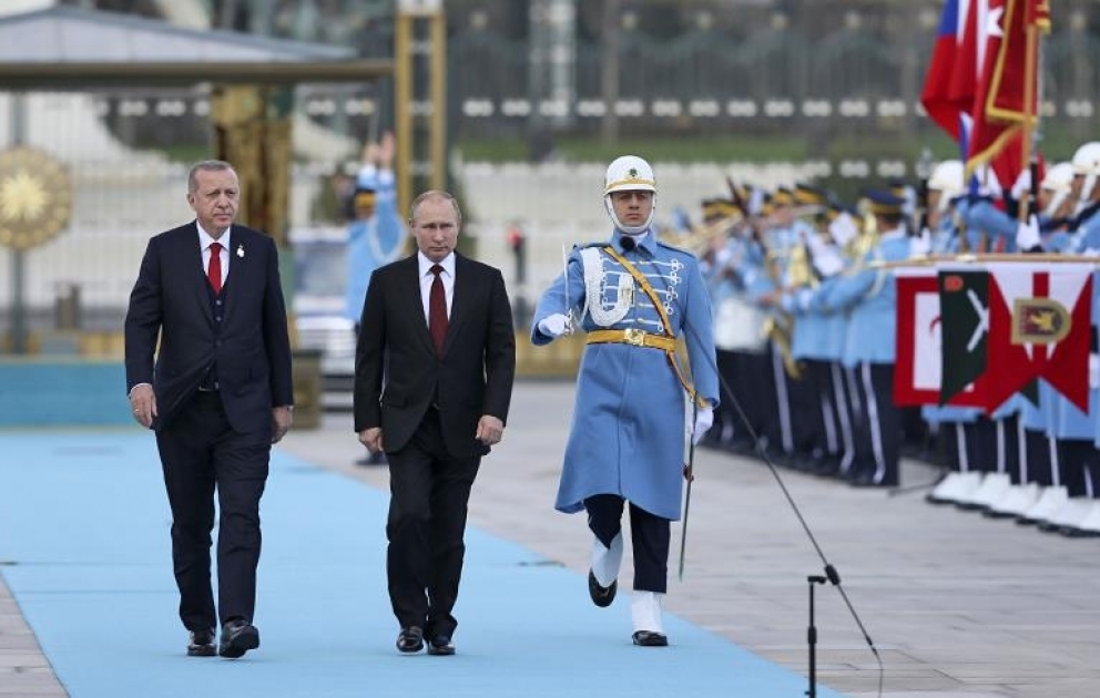 Rusiya Prezidenti Vladimir Putin Ankaraya gəlib