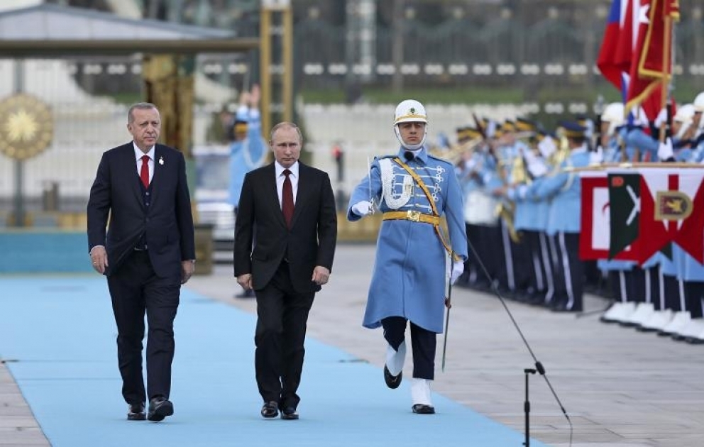 Владимир Путин прибыл в Турцию