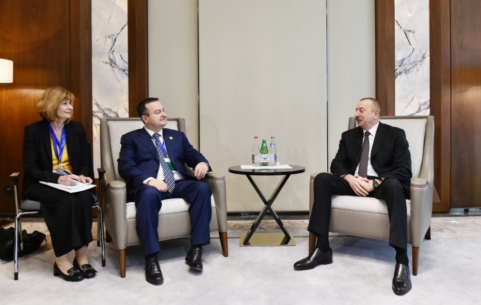 President Ilham Aliyev received delegation led by Serbia`s first deputy prime minister and foreign minister
