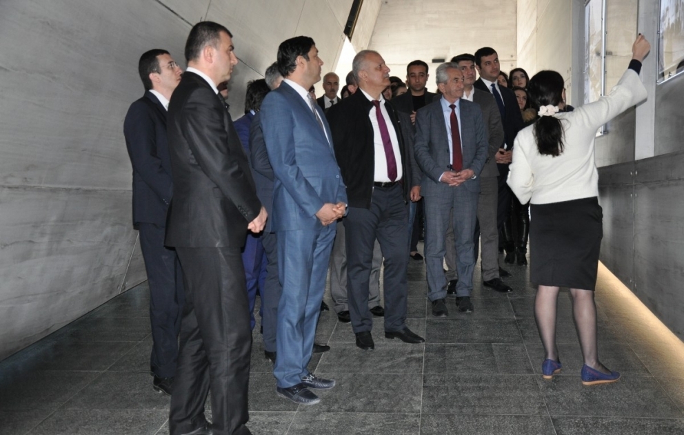 FHN işçilərinin Həmkarlar İttifaqı Quba Soyqırımı Memorial Kompleksini ziyarət edib