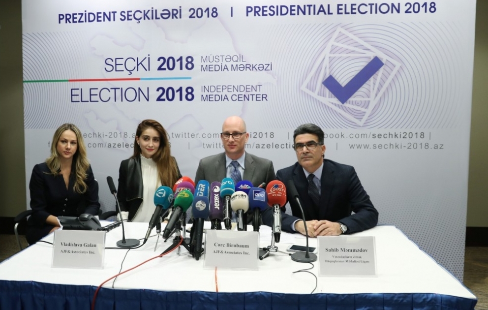 ABŞ-ın “Artur Filkenşteyn və Assosiasiya” şirkətinin keçirdiyi “exit-poll”un nəticələrinə görə İlham Əliyev 85,57 faiz səs toplayıb