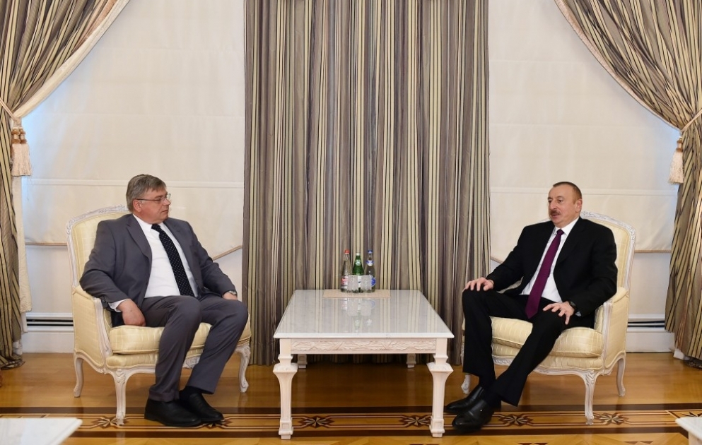 President Ilham Aliyev received head of election observation mission of European Conservatives and Reformists Group