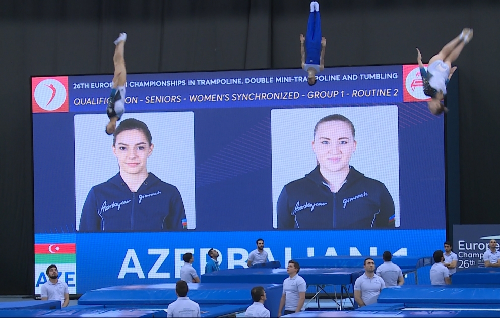 Batut, ikili mini-batut və tamblinq üzrə keçirilən 26-cı Avropa çempionatında gimnastlarımız finala çıxıb