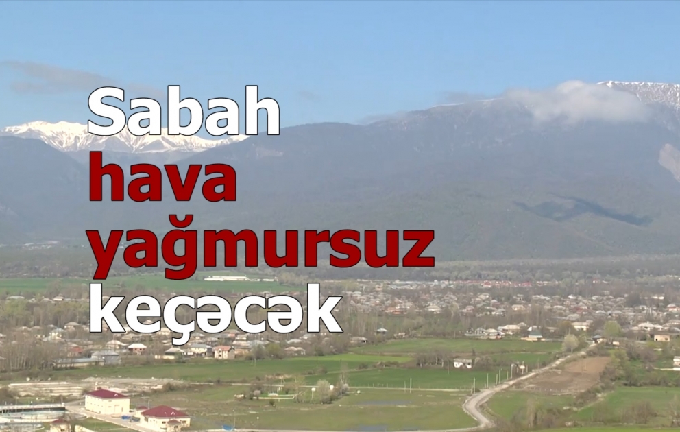 Ölkə ərazisində sabit hava şəraiti davam edəcək