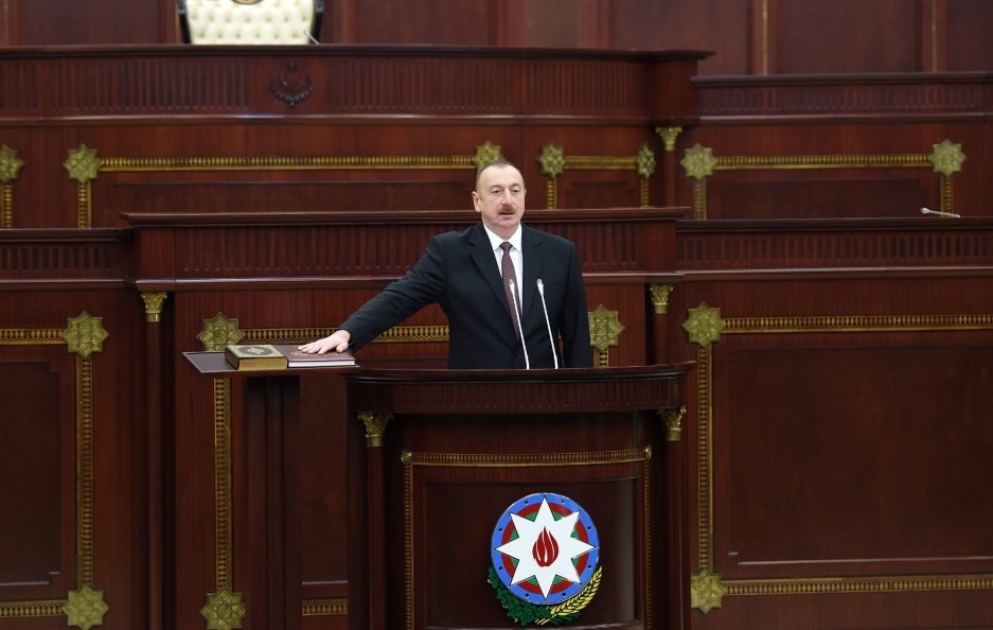 Inauguration ceremony of President Ilham Aliyev held