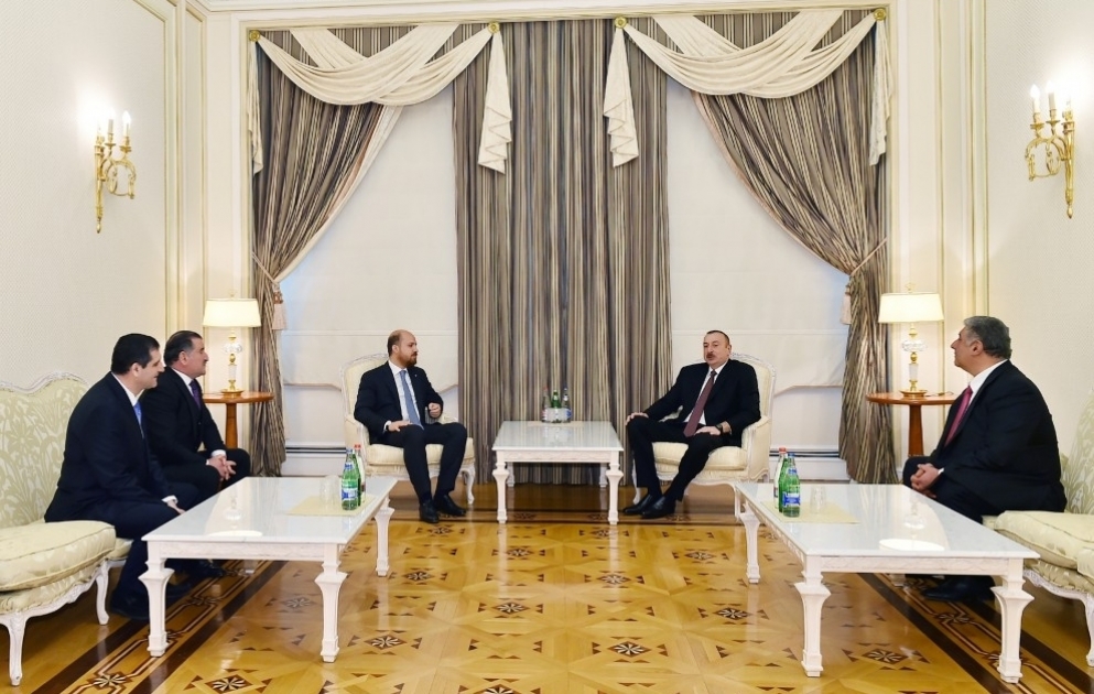 Prezident İlham Əliyev Türkiyənin gənclik və idman nazirini qəbul edib