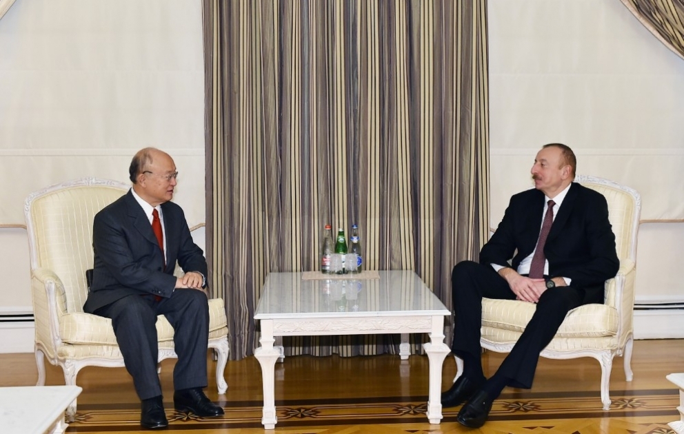 Staatspräsident Ilham Aliyev empfängt IAEA-Generaldirektor