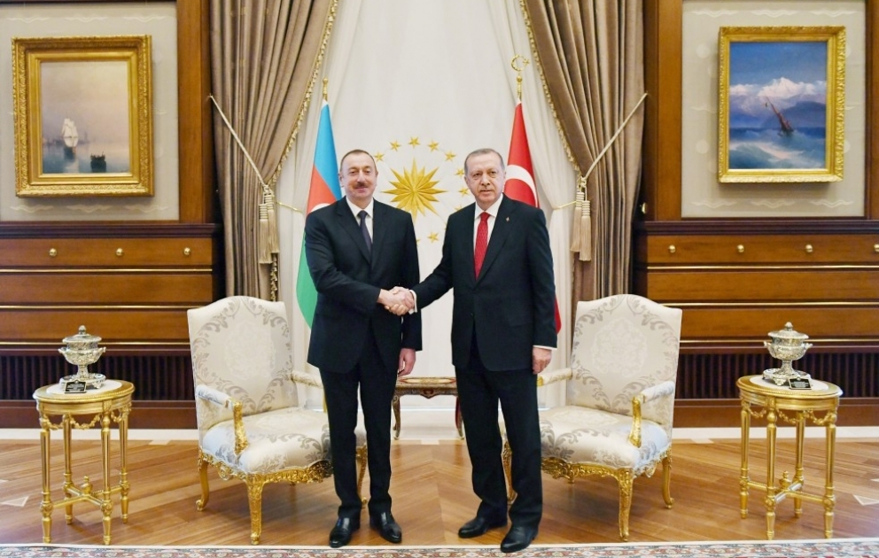 Azərbaycan Prezidenti İlham Əliyevin və Türkiyə Prezidenti Rəcəb Tayyib Ərdoğanın təkbətək görüşü