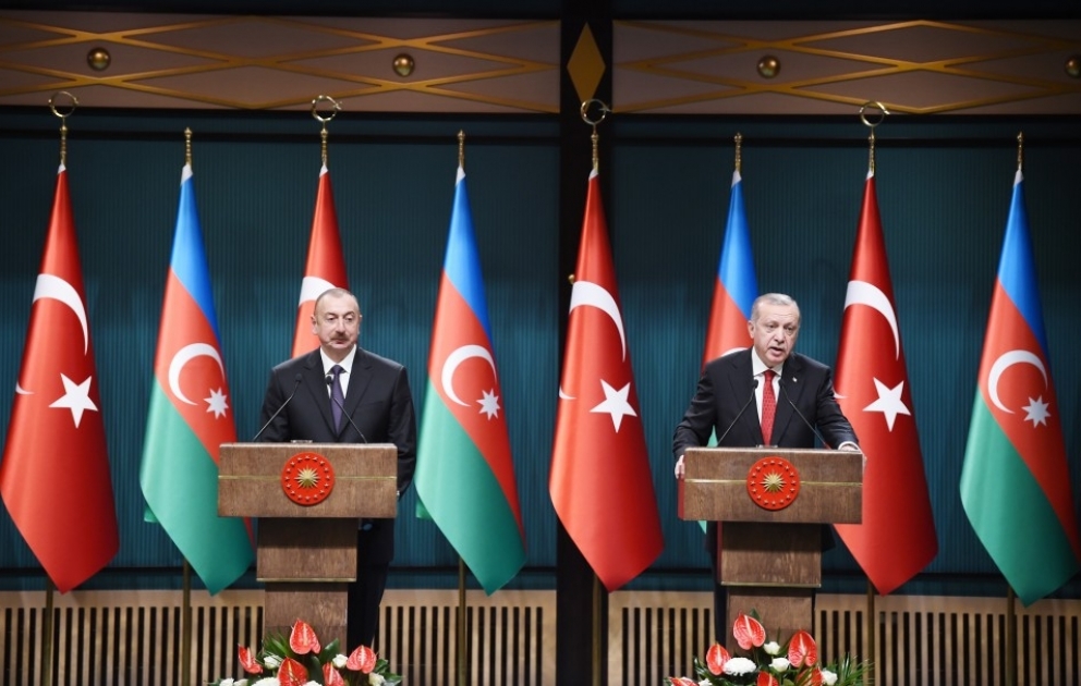 Azərbaycan və Türkiyə prezidentləri mətbuata bəyanatlarla çıxış ediblər