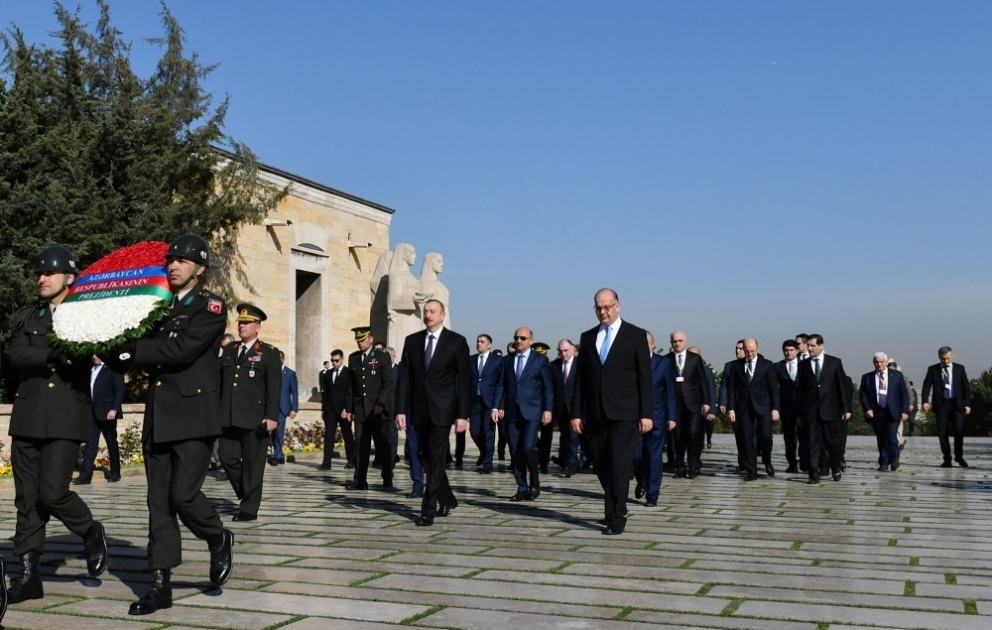 President Ilham Aliyev visited Anitkabir in Ankara