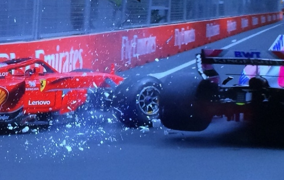 Formula 1 Azərbaycan Qran-Prisinin startında həyəcanlı anlar yaşanıb