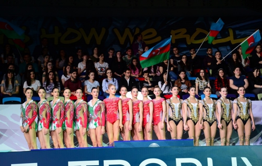 Bədii gimnastika üzrə 6-cı Dünya Kuboku yarışlarının sonuncu günü qaliblər mükafatlandırılıb