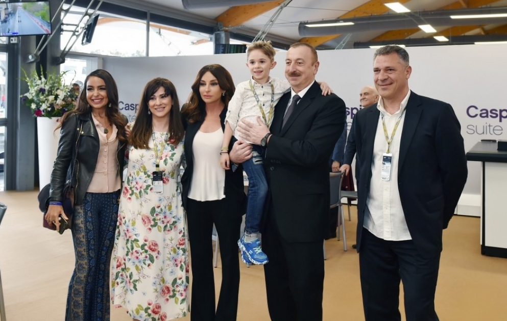 F1 Azerbaijan Grand Prix ended in Baku 
President Ilham Aliyev watched opening ceremony and final race