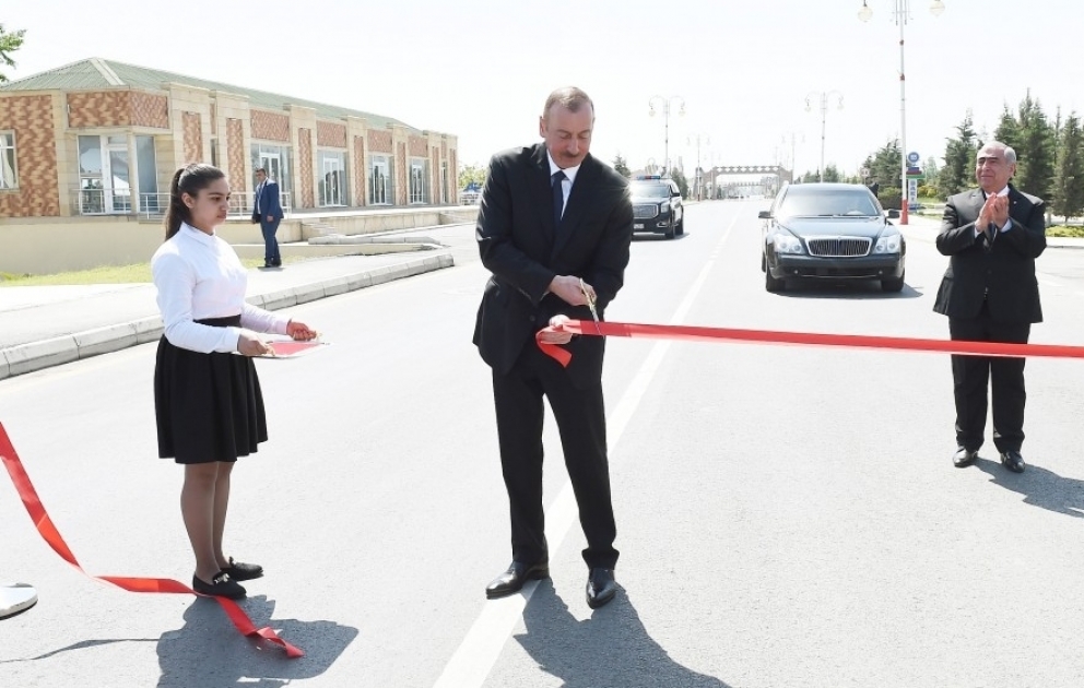 Un tronçon de 24 km de la route Khatchmaz-Khoudat remis à la disposition des automobilistes