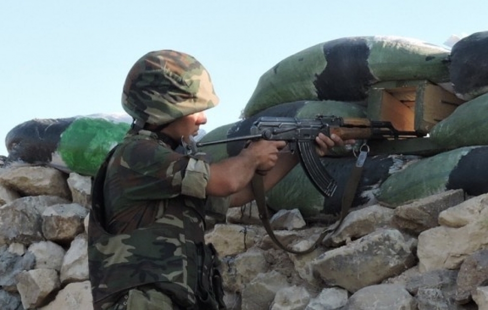 Ermənistan silahlı qüvvələrinin bölmələri atəşkəs rejimini 89 dəfə pozub