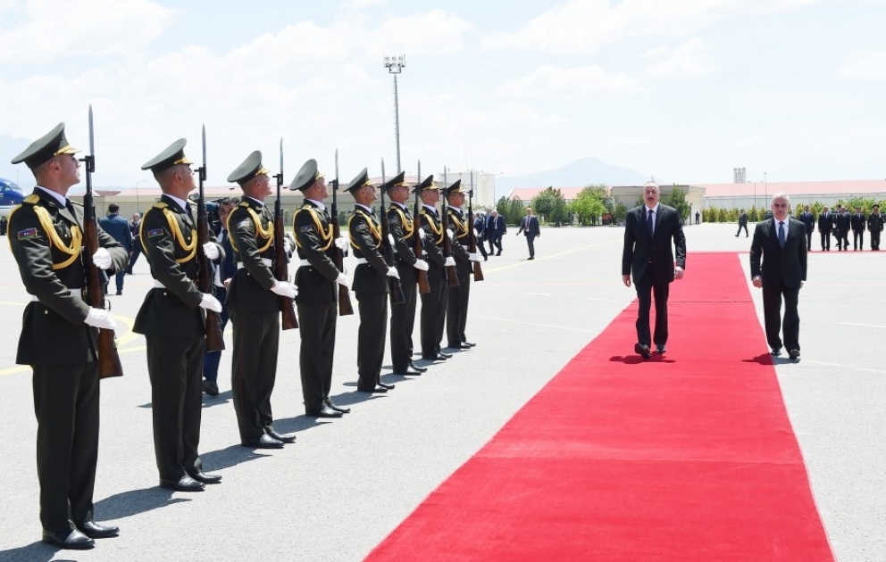 Aserbaidschans Präsident Ilham Aliyev beendet seinen Besuch in Nachitschewan