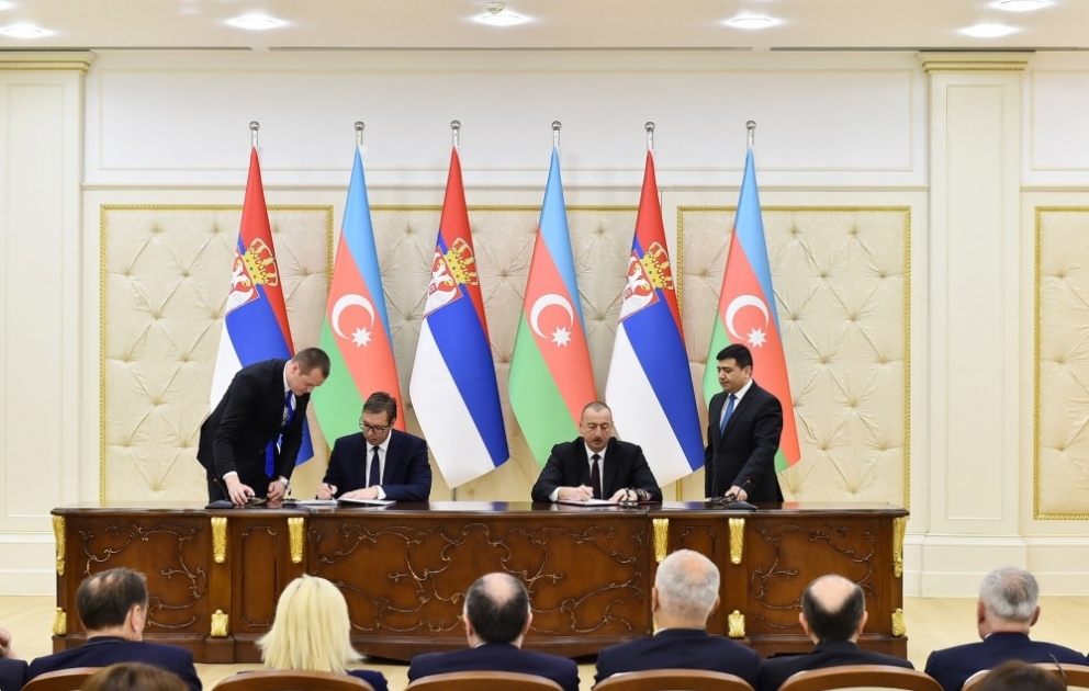 L’Azerbaïdjan et la Serbie signent une série de documents