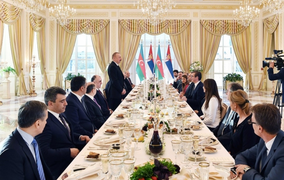 Une réception officielle offerte en l’honneur du président serbe