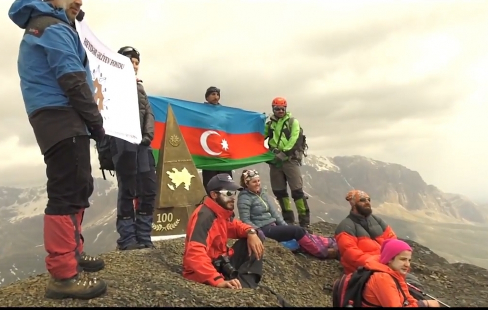 Azərbaycan Xalq Cümhuriyyətinin 100 illiyi münasibətilə yeni zirvə fəth olundu