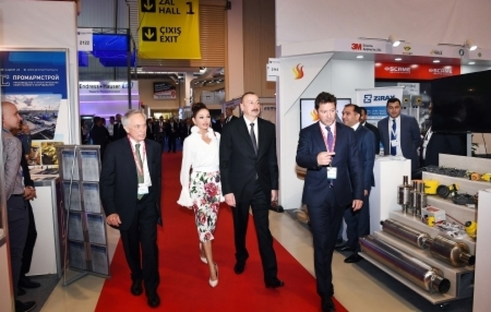 President Ilham Aliyev viewed 25th International Caspian Oil & Gas Exhibition