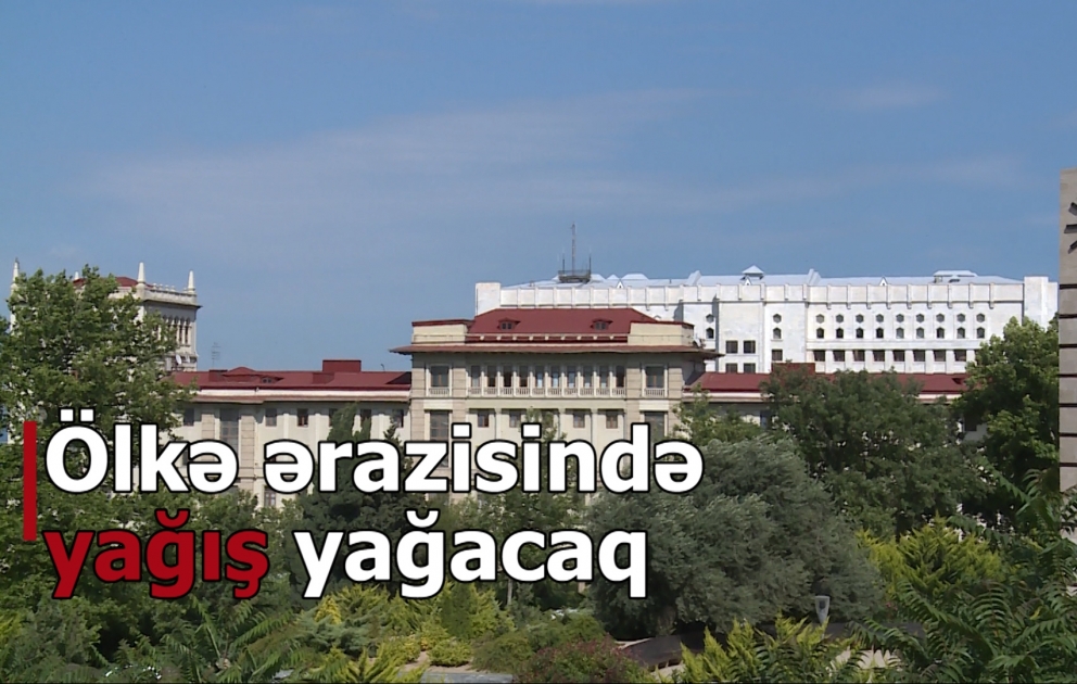Ölkə ərazisində yağış yağacaq