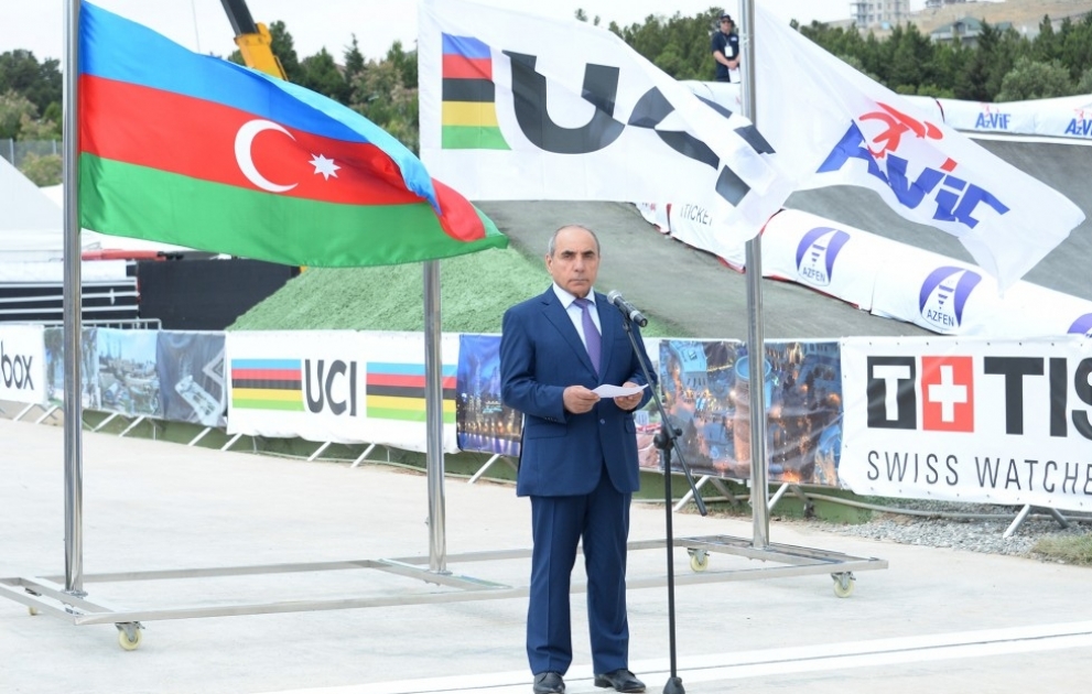 Bakıda velosiped idmanının BMX növü üzrə dünya çempionatının açılış mərasimi olub