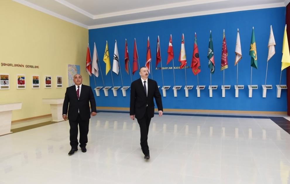 Goranboyda Bayraq Muzeyinin açılışı olub