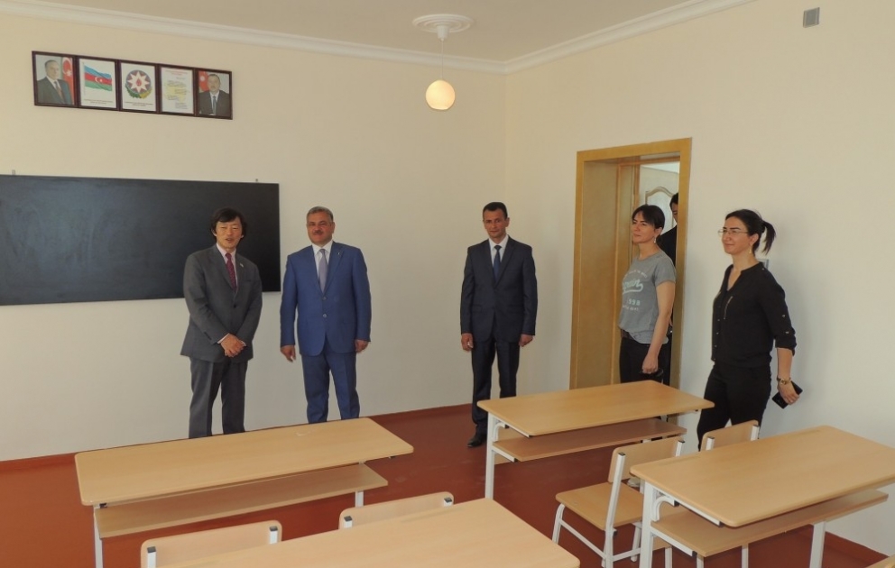 Yaponiya hökumətinin dəstəyi ilə Tərtərin Qaradağlı kənd tam orta məktəbinin binası təmir olunub
