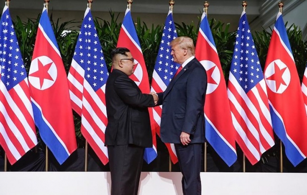 Donald Tramp ilə Kim Çen In arasında görüş olub