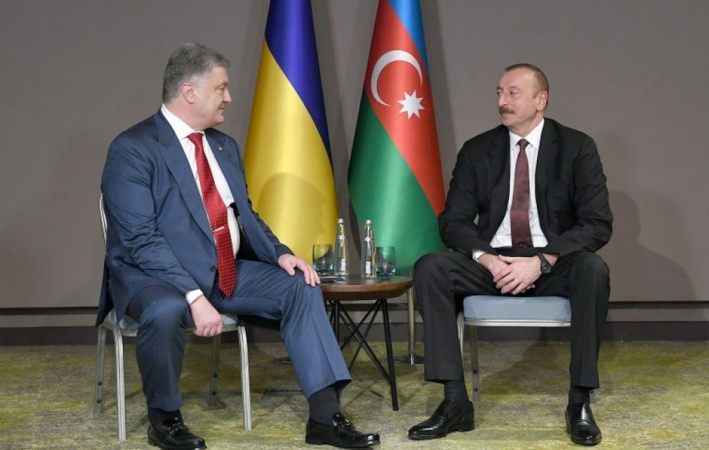 Azərbaycan Prezidenti İlham Əliyevin və Ukrayna Prezidenti Petro Poroşenkonun Əskişəhərdə görüşü olub