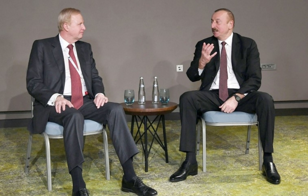 President Ilham Aliyev met with BP CEO Robert Dudley in Eskisehir
