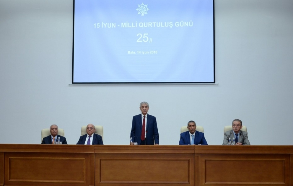 Yeni Azərbaycan Partiyasının təşkilatçılığı Milli Qurtuluş Gününə həsr olunan tədbir keçirilib