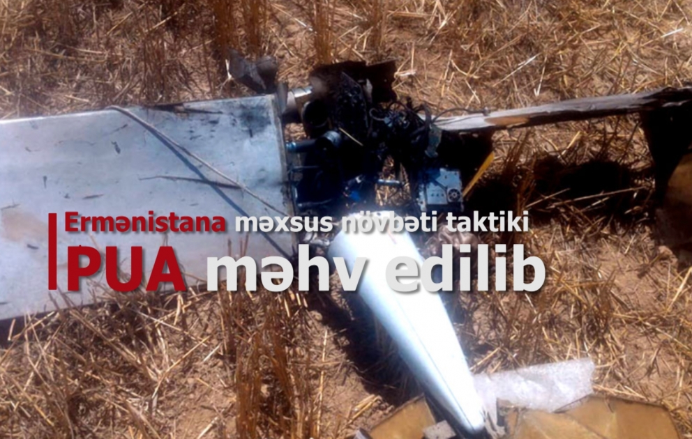 Ermənistana məxsus növbəti taktiki pilotsuz uçuş aparatı məhv edilib