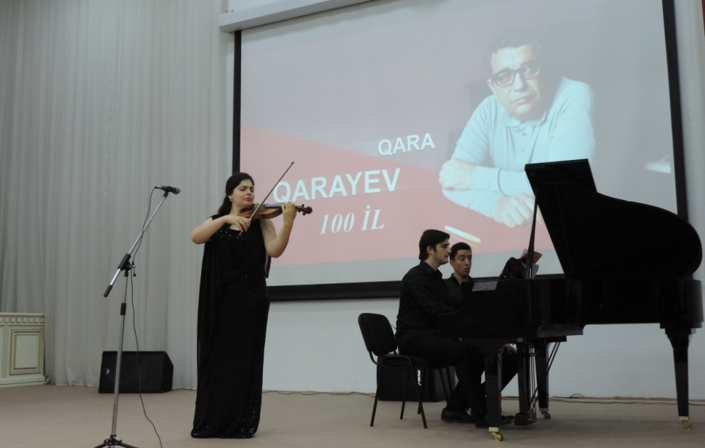 Xaçmazda Qara Qarayevin 100 illik yubileyi qeyd olunub