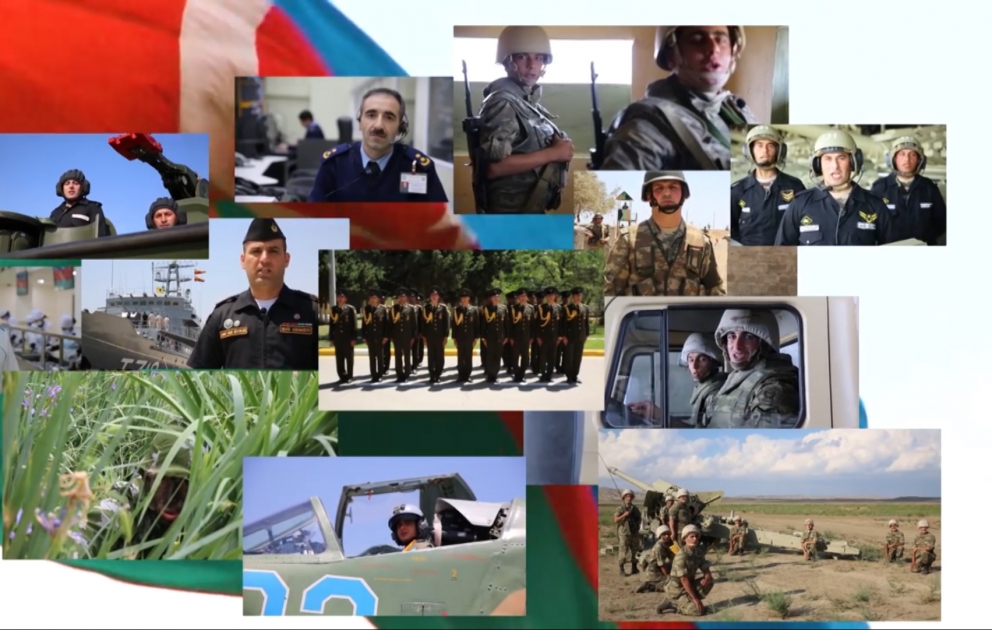 The Ministry of Defense prepared a video clip in connection with the 100th anniversary of the Azerbaijani army